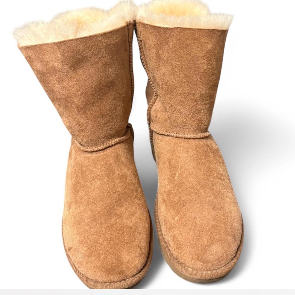 Corduroy Bailey bow Tan Shearling UGG Boots